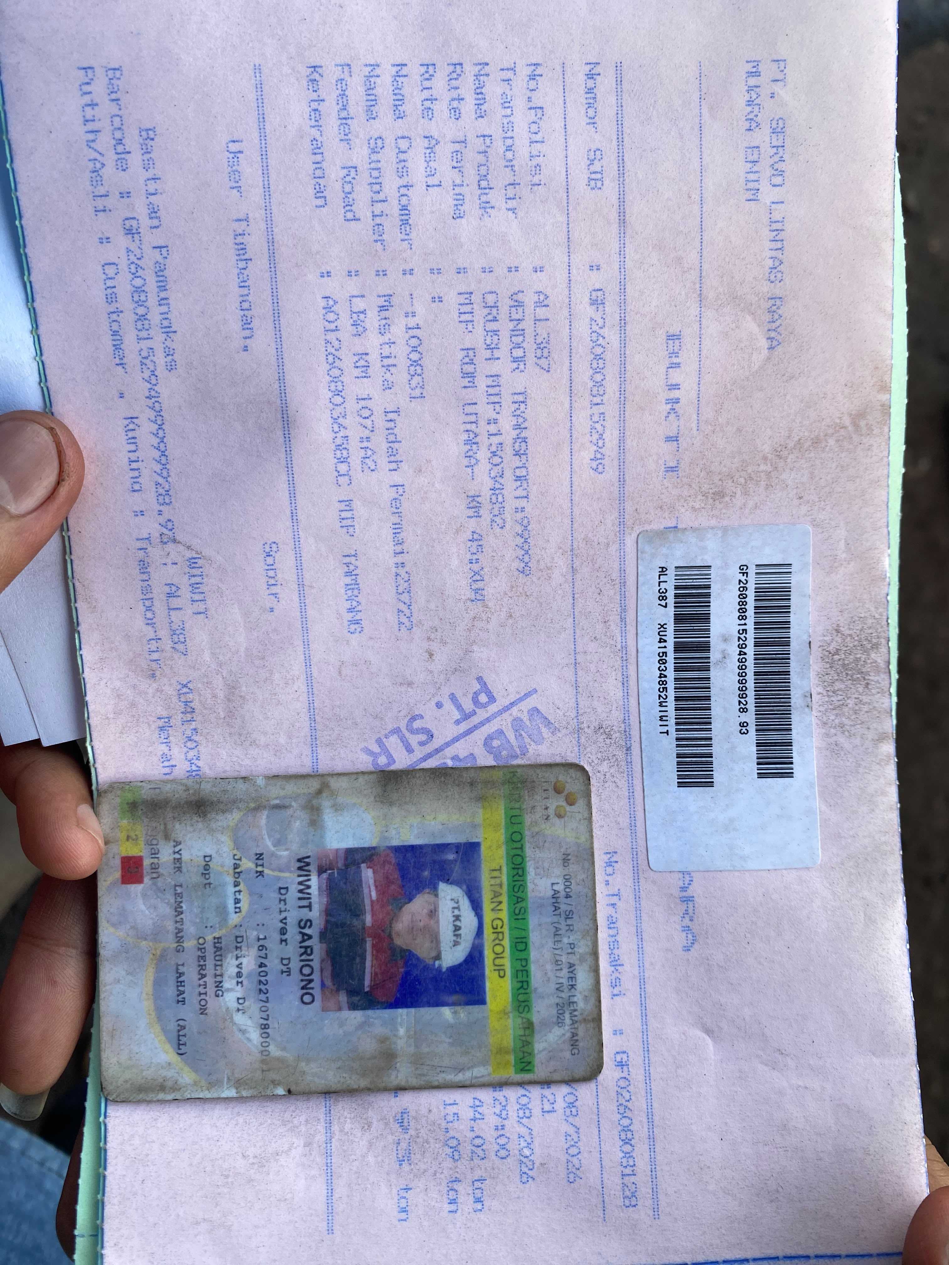 Sidak PT. Ayek Lematang Lahat (ALL)